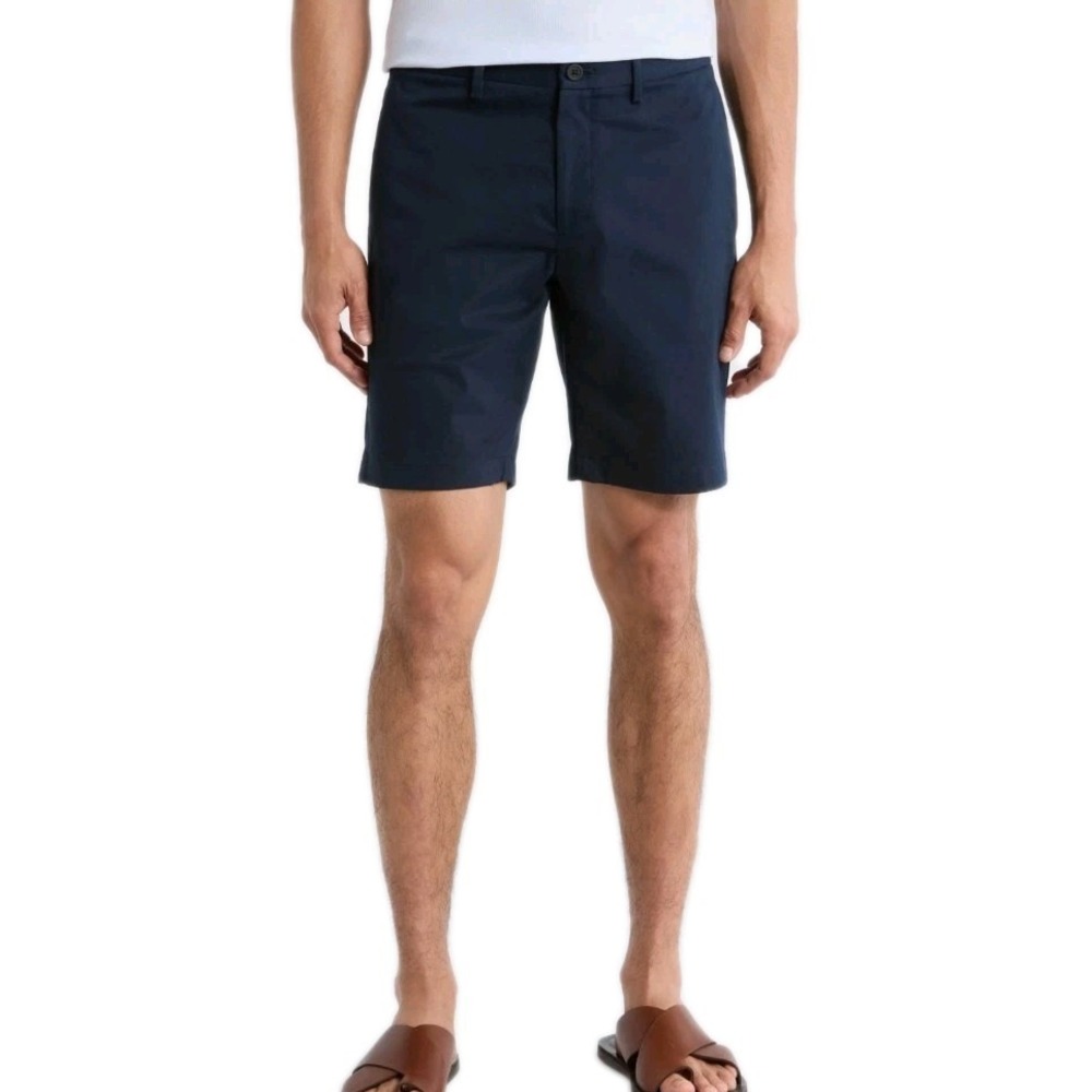 Theory Men's Zaine SW S Patton Twill Cotton Shorts Navy Size 31 NEW! $145